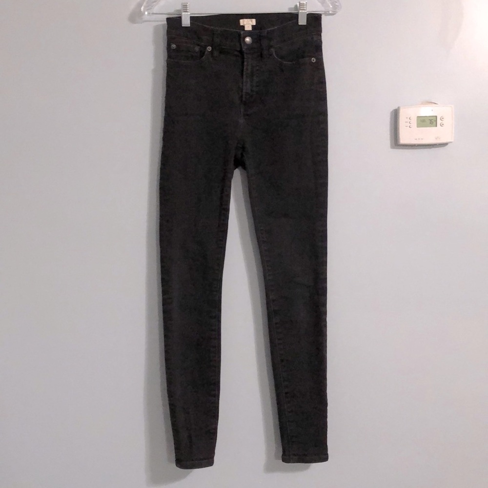 Black J. Crew skinny stretch jeans size 26